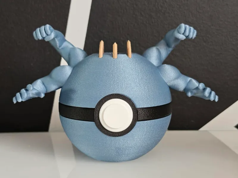 Machamp Pokeball Piggy Bank Money Saving Box 