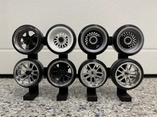 1:10 RC Wheel Stand w/ Lug Nuts