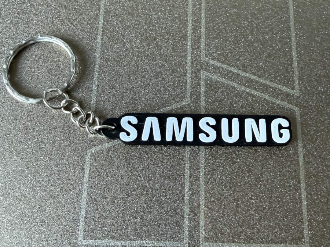 Samsung Logo Keychain - Dual Color Quick Print