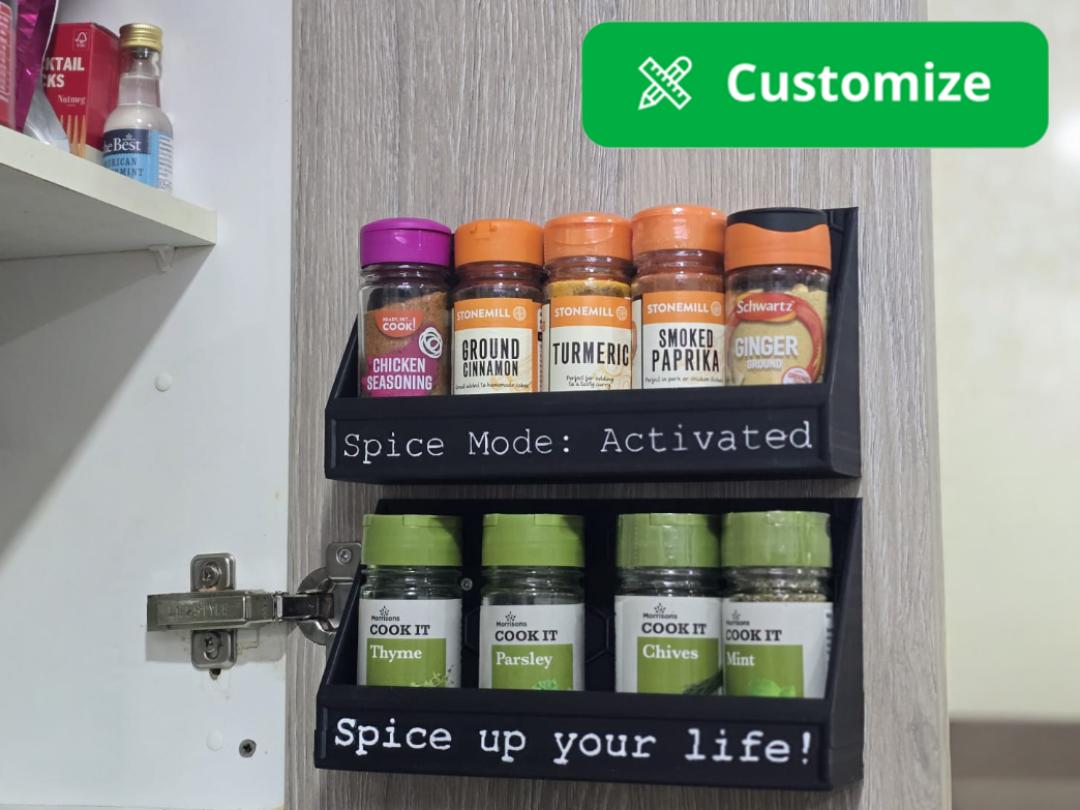 Spice Rack - Customise Front