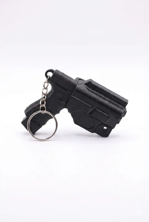 The QuickDraw Keychain - Mini Pistol & Holster view 3