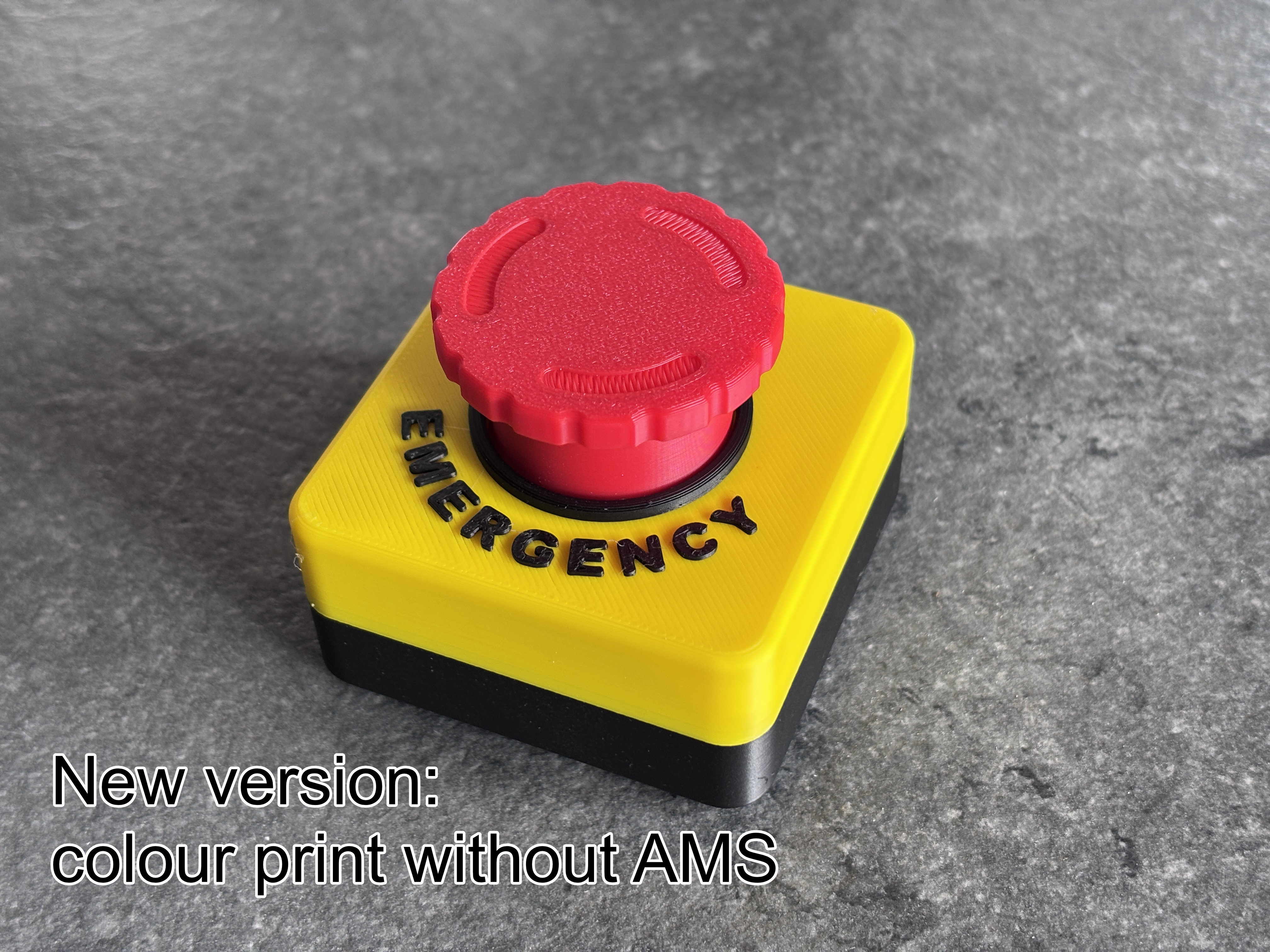 Miniatura 5 do modelo 3D Emergency Big Red Button - no screws version