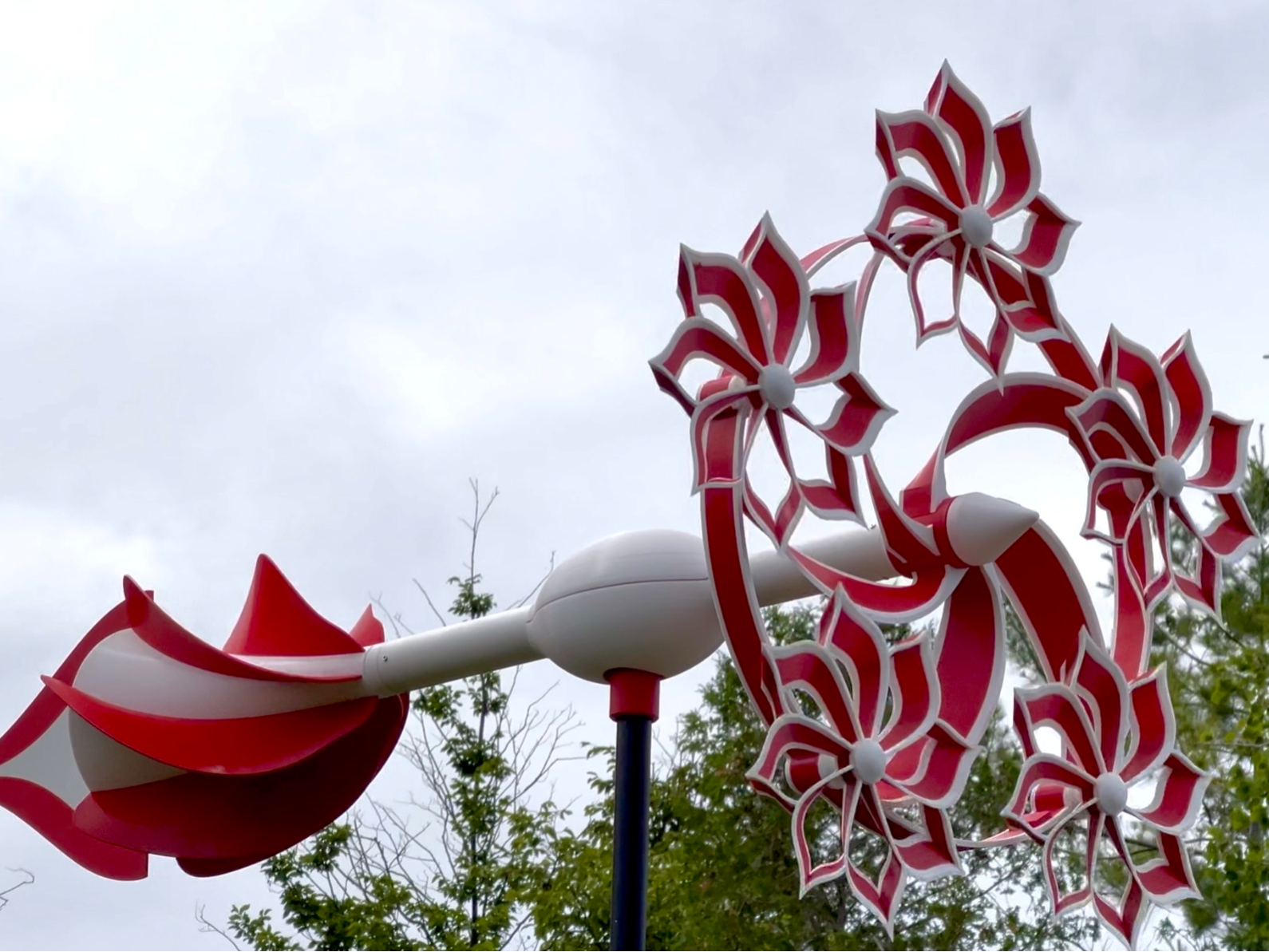 Cyclone Blossom Kinetic Sculpture