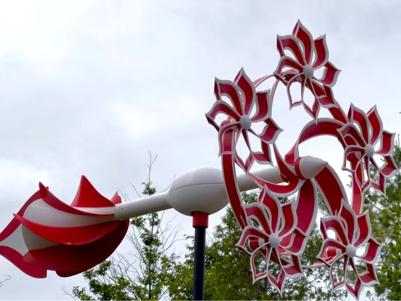 Cyclone Blossom Kinetic Sculpture