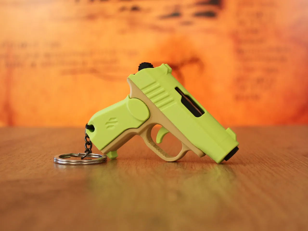 Makarov PM Gun Fidget Keychain – Slide Action Toy view 4