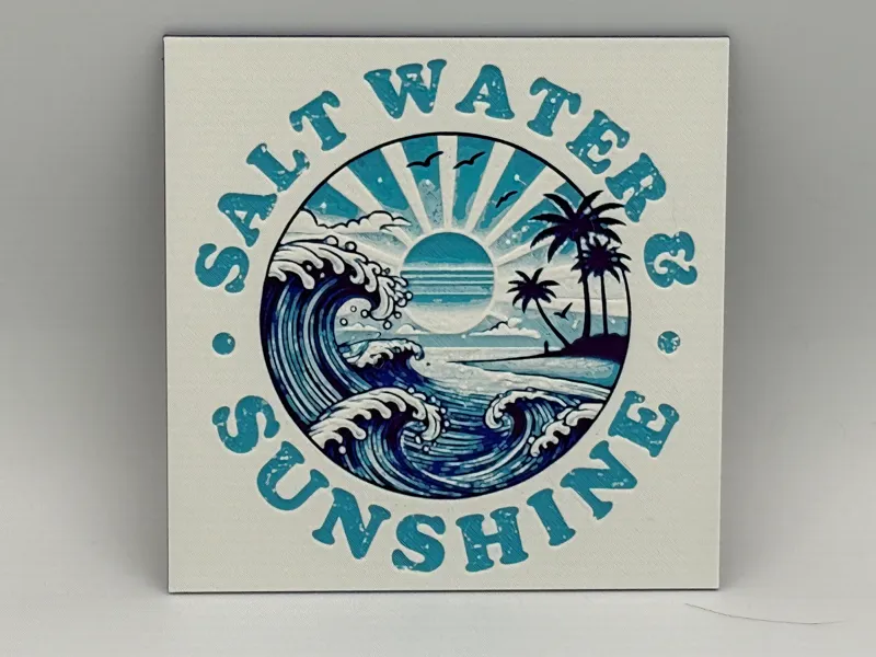 Salt Water & Sunshine Hueforge