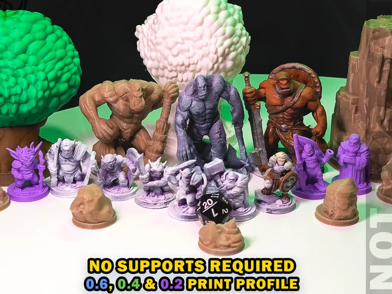 TTRPG Starter Set - 20 Supportless Pack - 32mm