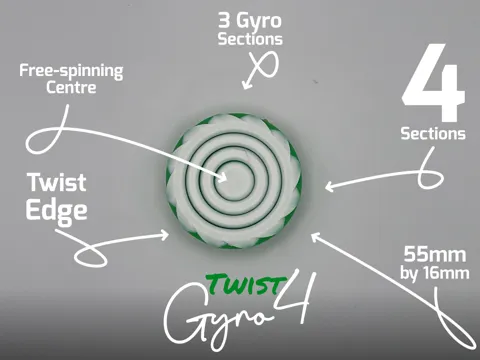 Gyro4 Twist Fidget Spinner view 2