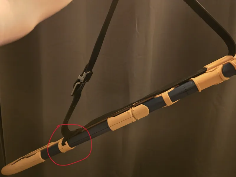 Secondary Support for Master Sword Scabbard