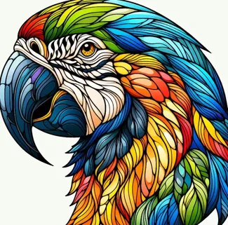 Hueforge Macaw Parrot (Color Aware)