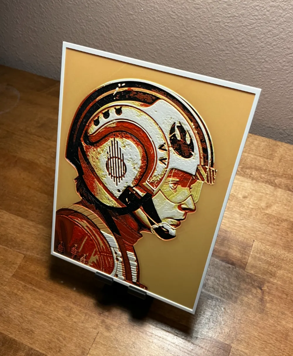 Hueforge - Star Wars - Luke Pilot Side View