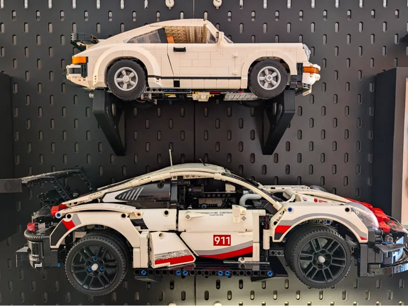 IKEA Skadis brackets for Icons and Technic Cars