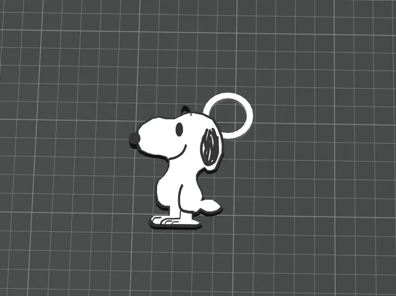 Snoopy Keychain