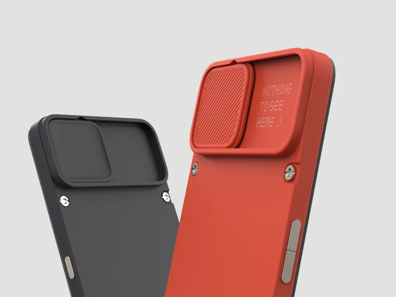 "NOTHING TO SEE HERE" Sliding Camera Cover