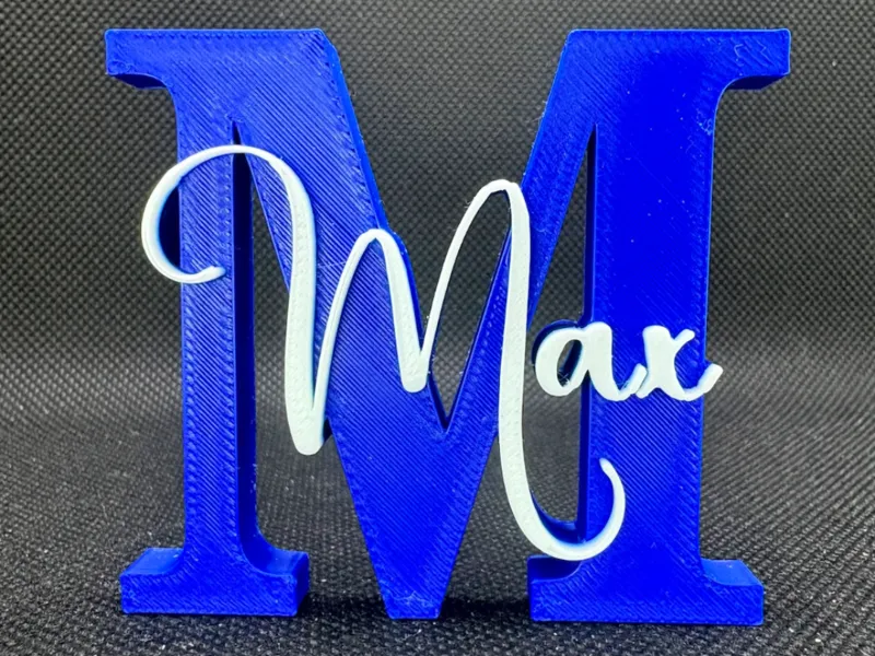 MAX  name ornament sign nametag
