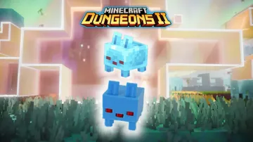 Escenografía en miniatura: Minecraft Dungeons 2 - Blub - Pet - Klemmbaustein — vista de referencia 3
