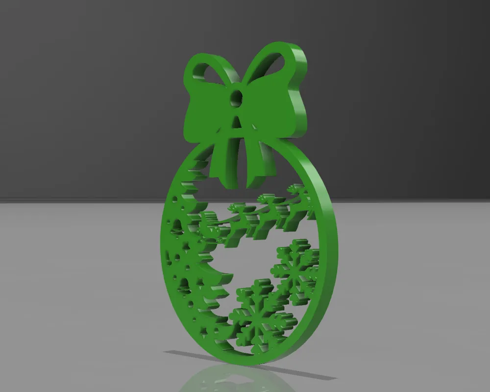 Christmas Tree Pendant v5 by Magic Studio 3D - MakerWorld