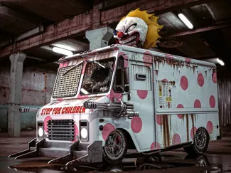 Sweet Tooth Ice Cream Truck Litho