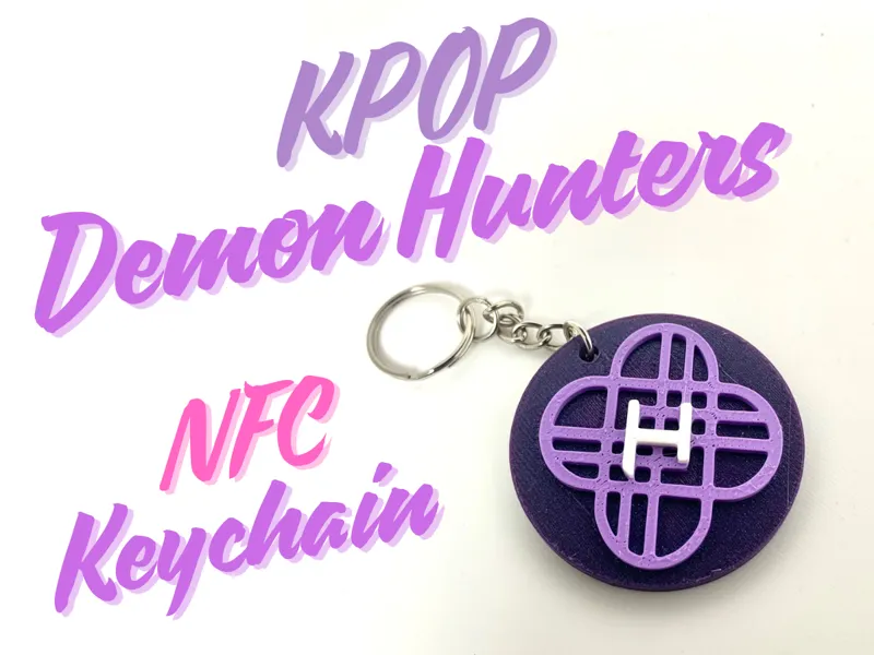 KPop Demon Hunters NFC Keychain