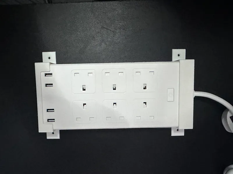 Meross MSS426 Surge Protector Under Desk Brackets