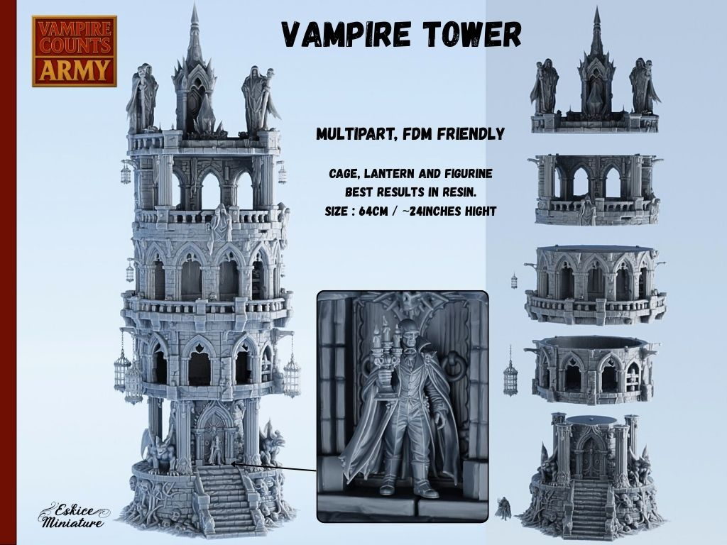Vampire Tower – Gothic Terrain for Fantasy Univers
