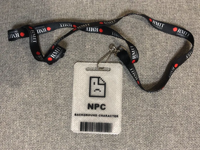 NPC ID Badge (Lanyard Compatible)