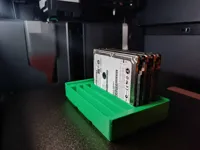 6 slot, 3x2, 0.2mm layer, 2 walls, 15% infill, 0.4mm nozzle