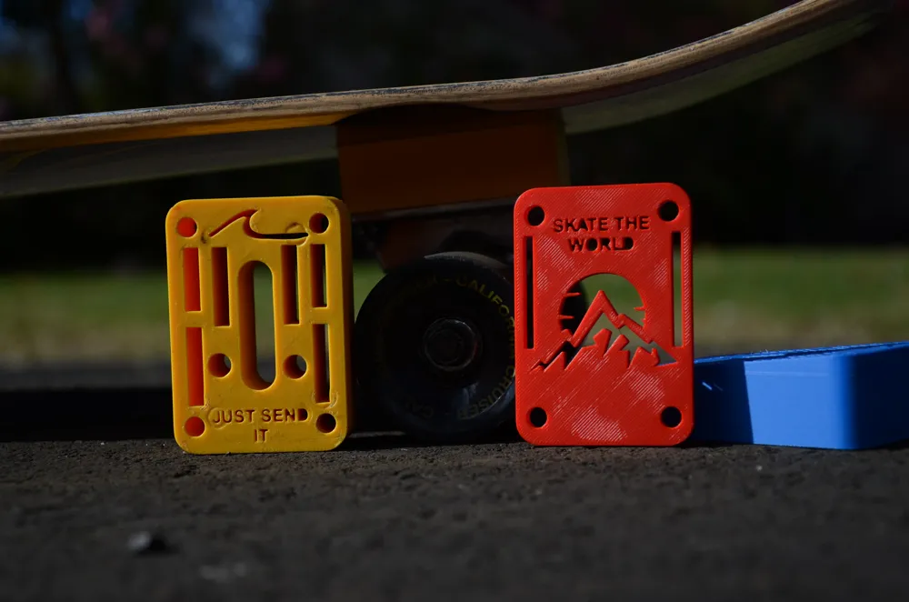 Skateboard Riser Stl SKATEBOARD RISER - Customizable + Premade Designs - Free 3D Print Model ...
