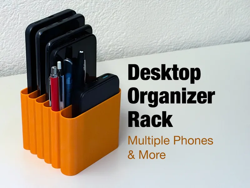 Desktop Organizer Rack – Multiple Phones & More