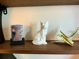 Minimal Zippo Display Stand