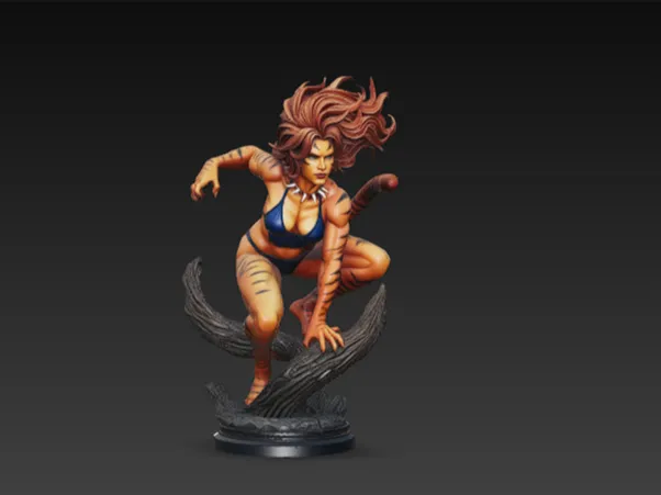 Girl Lion 070