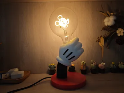 Mickey Mouse Hand Bedside Lamp