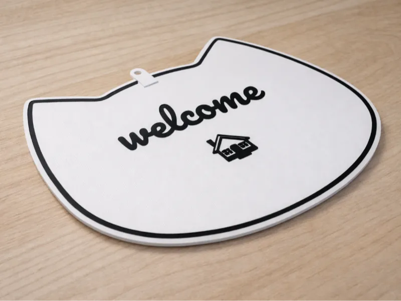 welcome sign
