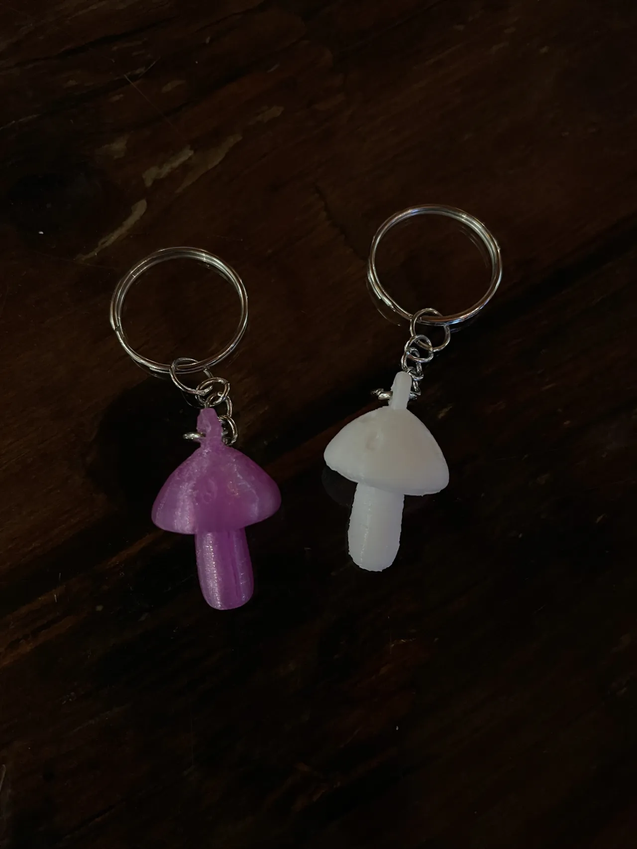 Cute Mushroom Keychain/Earrings view 2