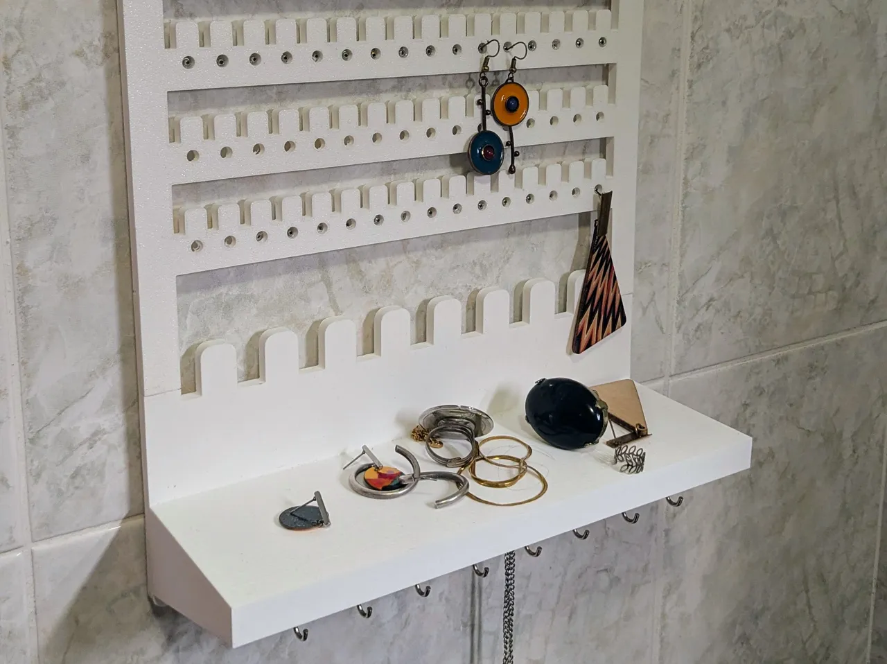Wall Jewelry Organizer – Modular 300 × 250 × 86 mm view 4