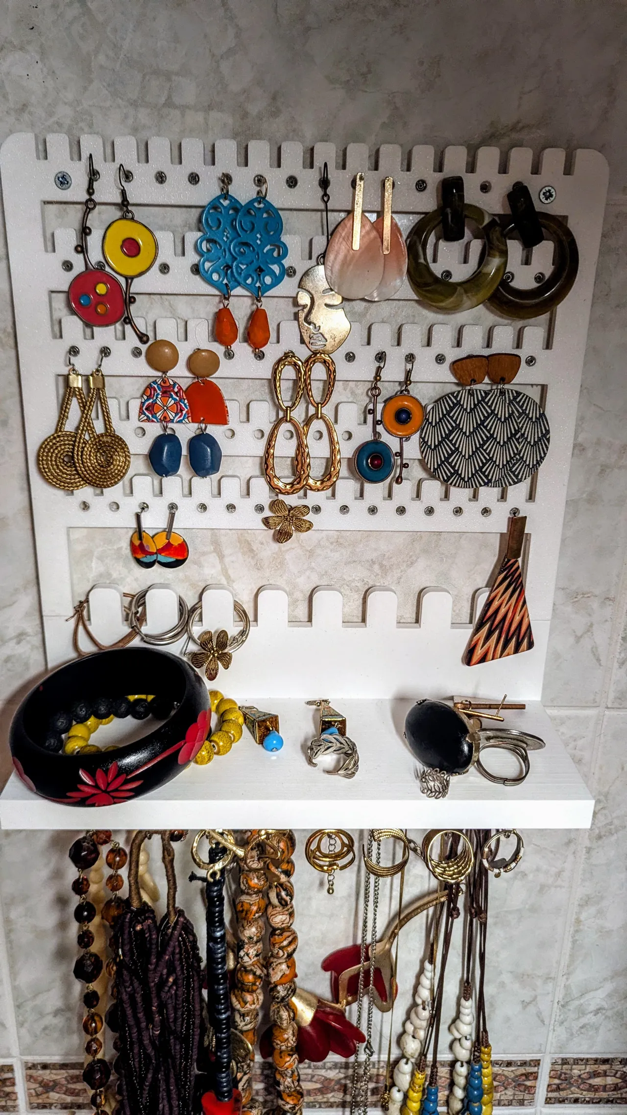 Wall Jewelry Organizer – Modular 300 × 250 × 86 mm view 3