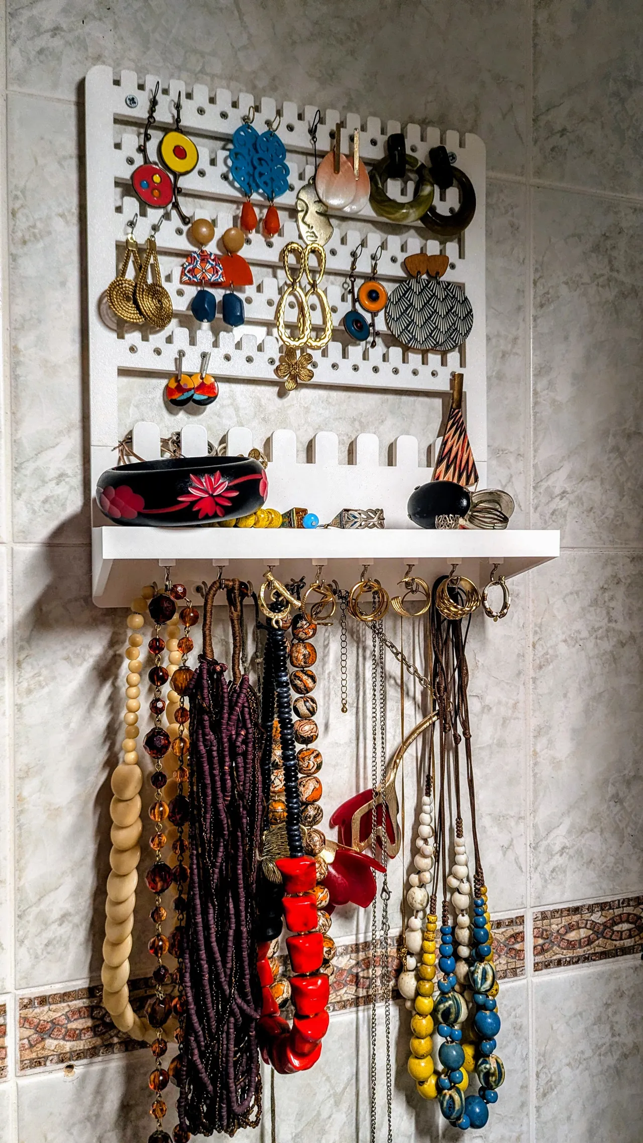 Wall Jewelry Organizer – Modular 300 × 250 × 86 mm view 2