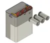 3 x Ø100 hose