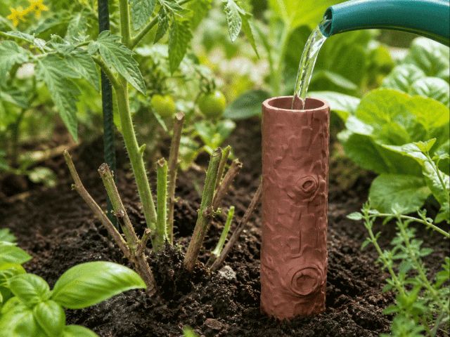 Log Root Waterer