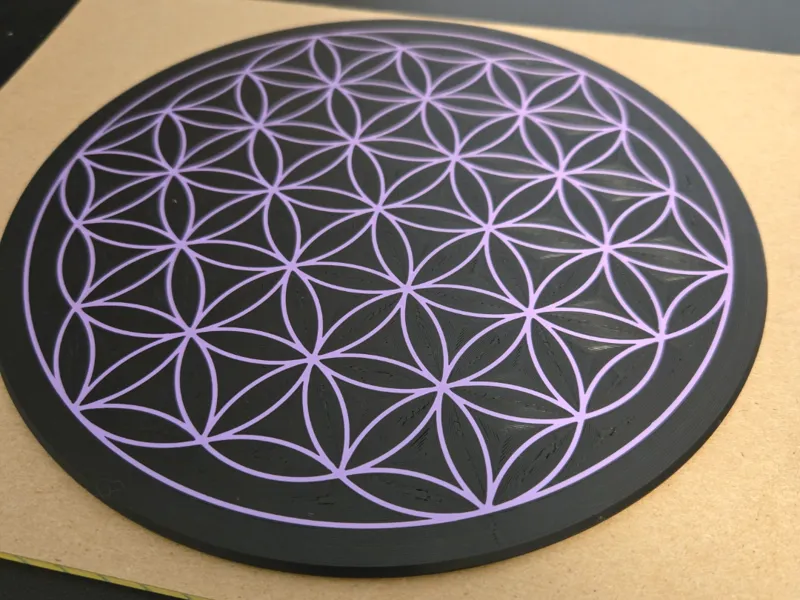 Flower of Life Geomtric Crystal Grid