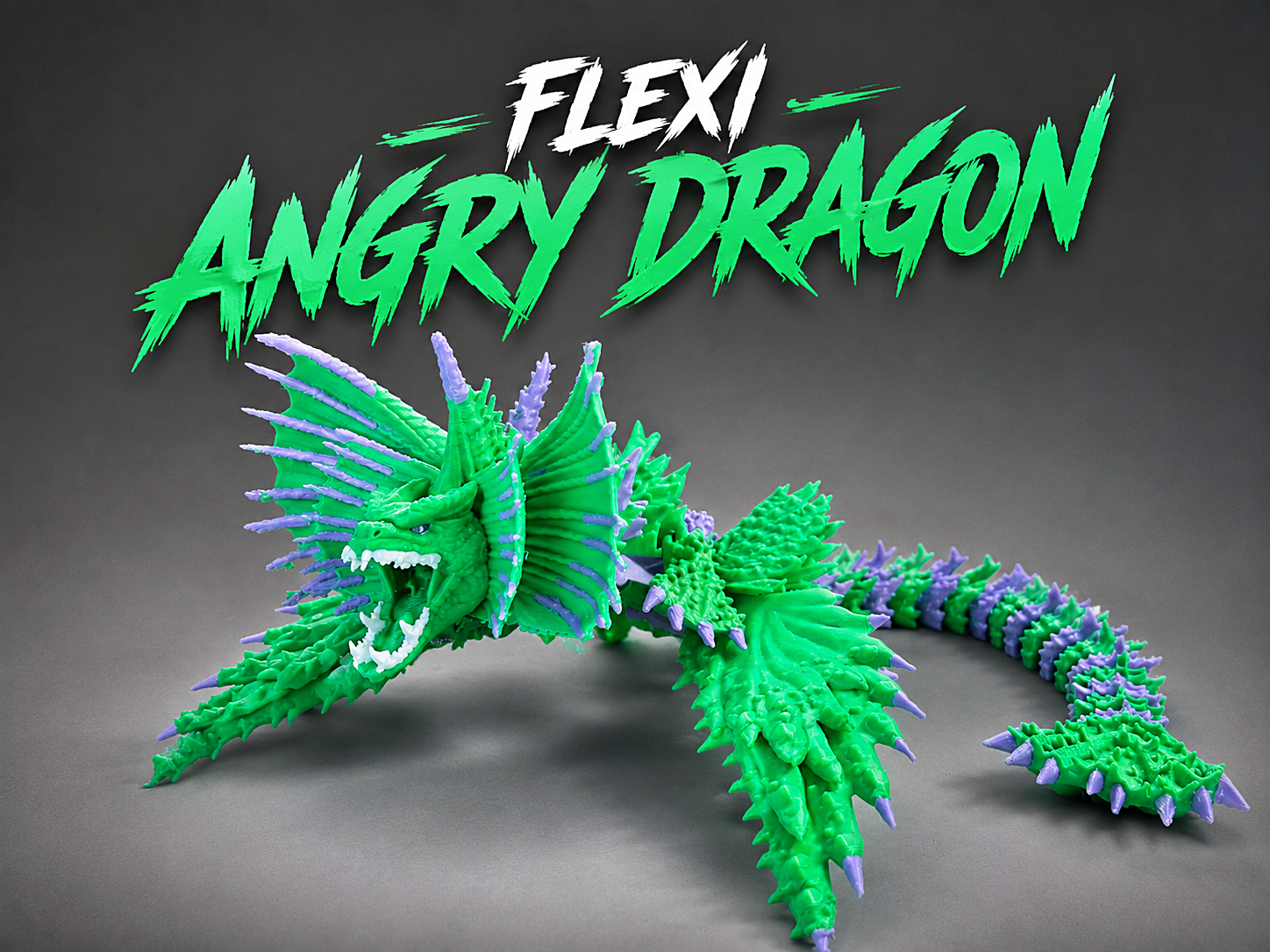 Flexi Angry Dragon – Posable Articulated Dragon 