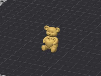 Adorable Teddy Bear with Heart