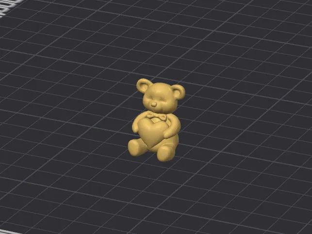 Adorable Teddy Bear with Heart