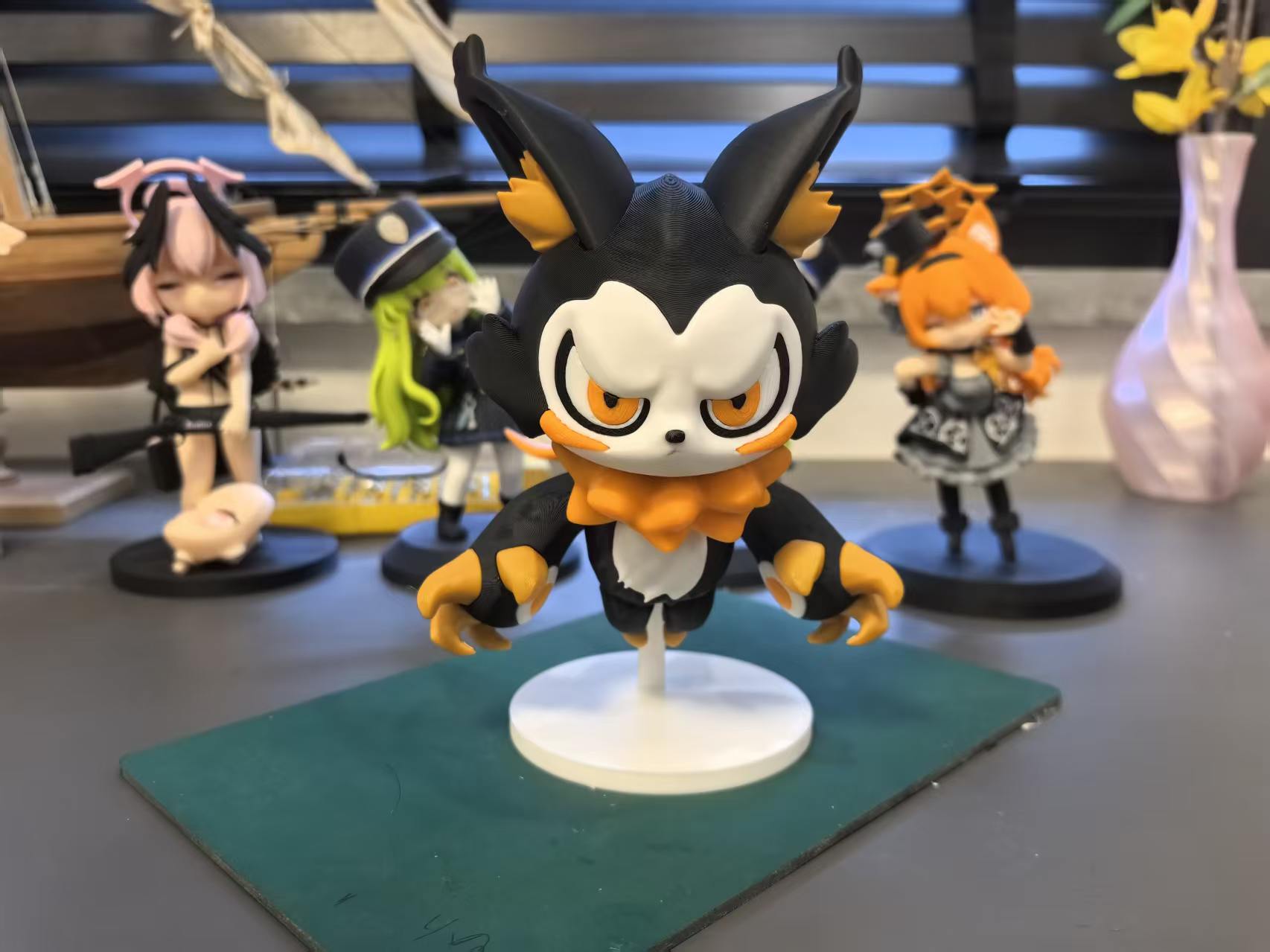 Miniatura 1 do modelo 3D 洛克王国 叮叮恶魔 免ams 全分件 分色打印