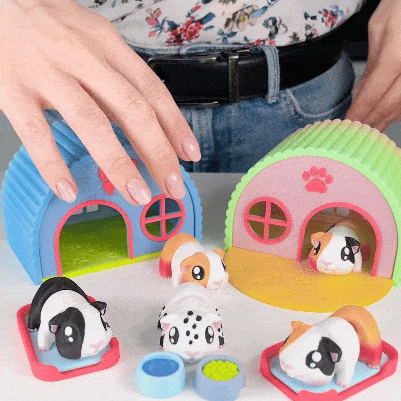 Diorama for Cute Flexi Animals, Guinea Pig Edition view 3