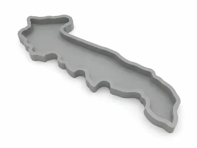 Puglia-shaped valet tray