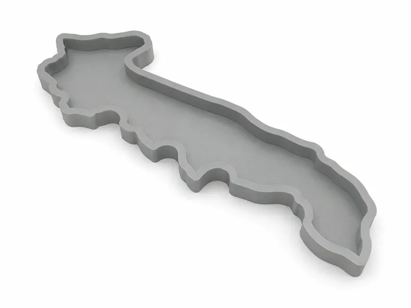 Svuota tasche a forma di puglia