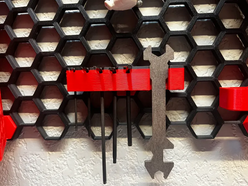 Prusa Build-Kit Wall mount for Honeycomb storage