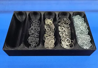 5-bowl screw and part storage