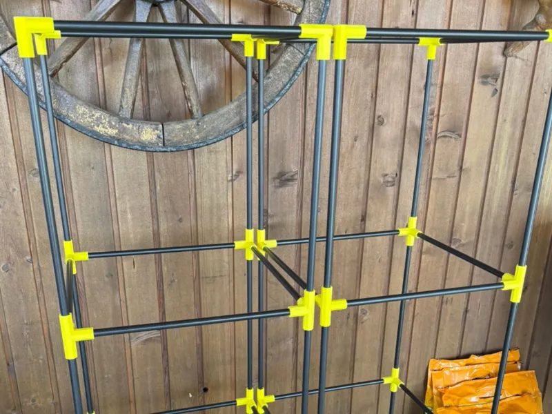 3fach Verbinder Gewächshaus Stange 11.5mm